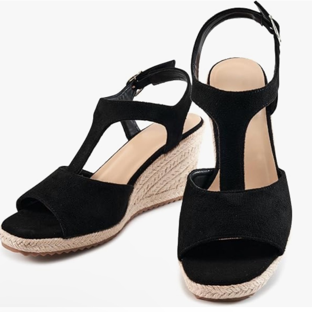 Womens Wedge Sandals Platform - Comfortable Espadrilles